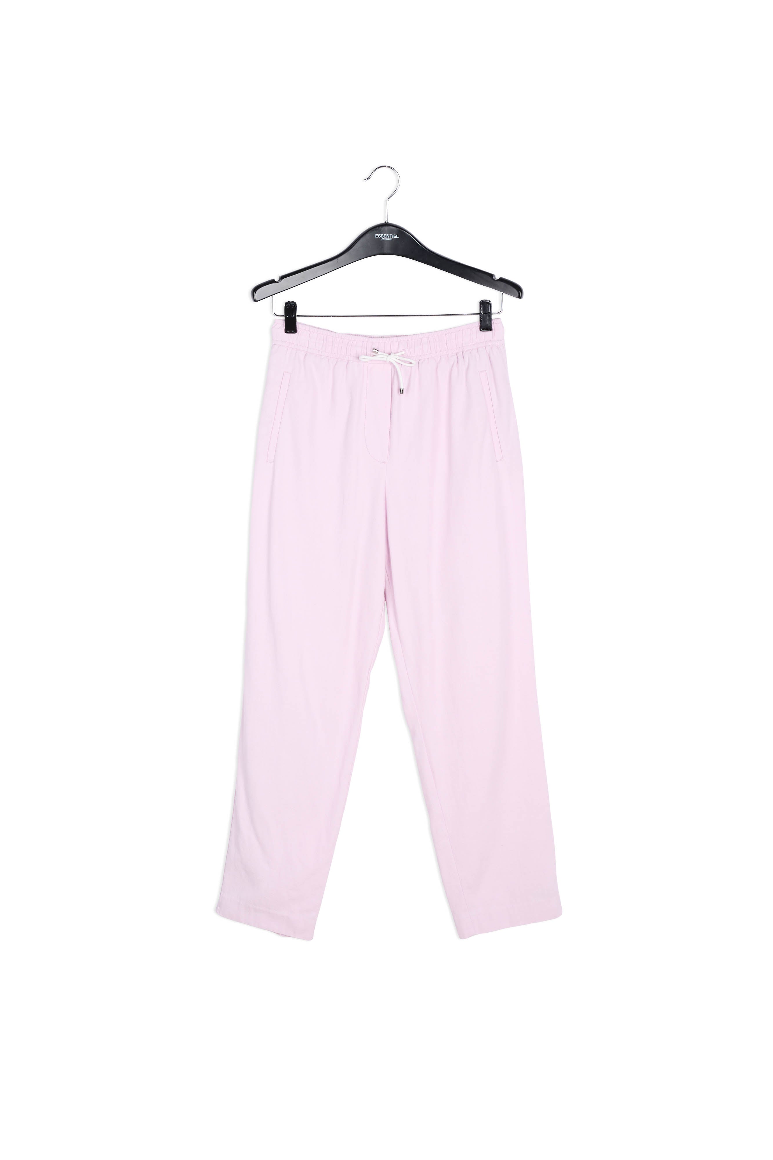 Pantalon fuselé en coton lilas RE—SSENTIEL | Essentiel second hand