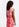 Peach cotton draped midi skirt with palm leaf print Faume - seconde main