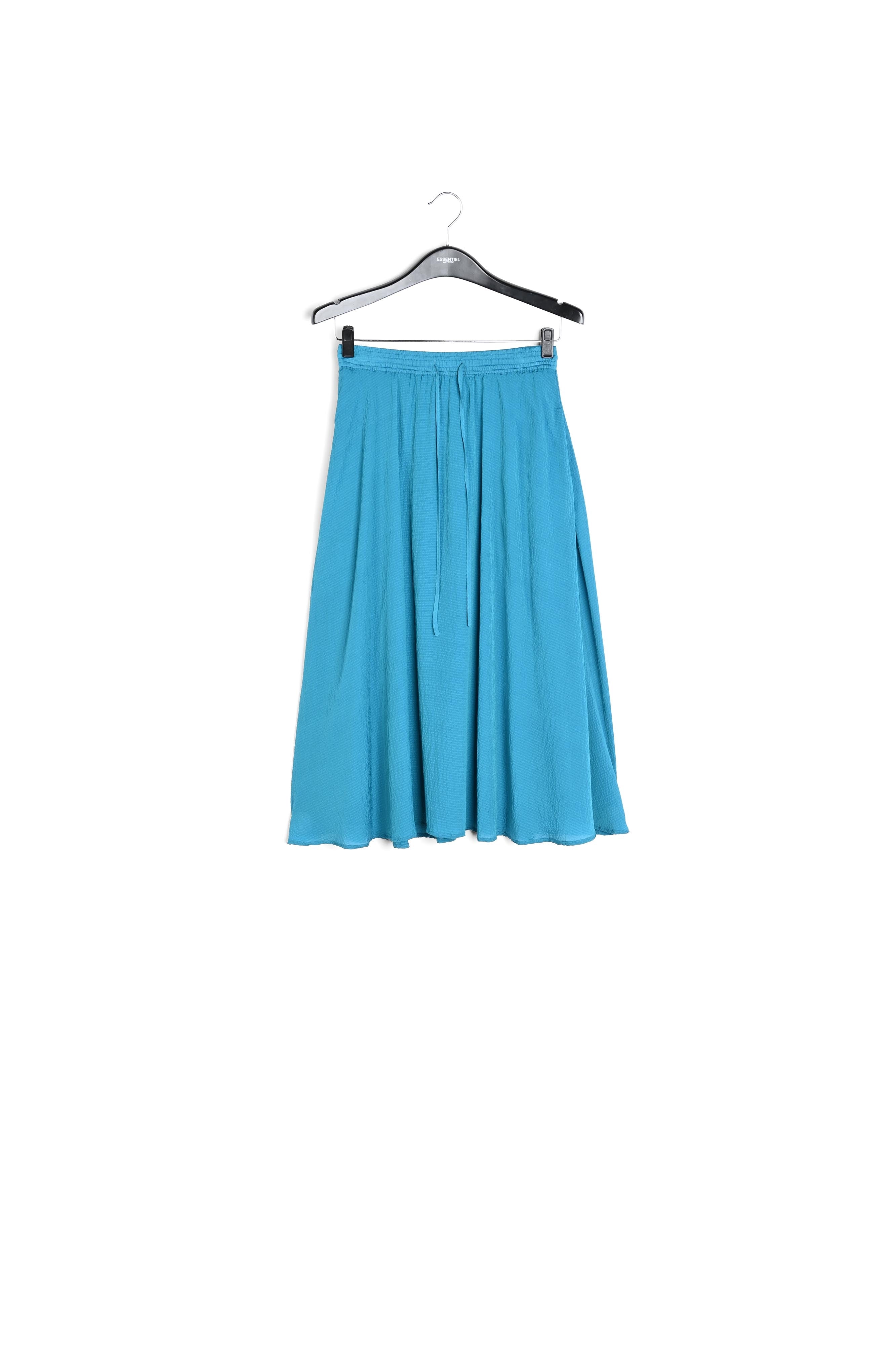 Jupe midi bleue RE—SSENTIEL | Essentiel second hand