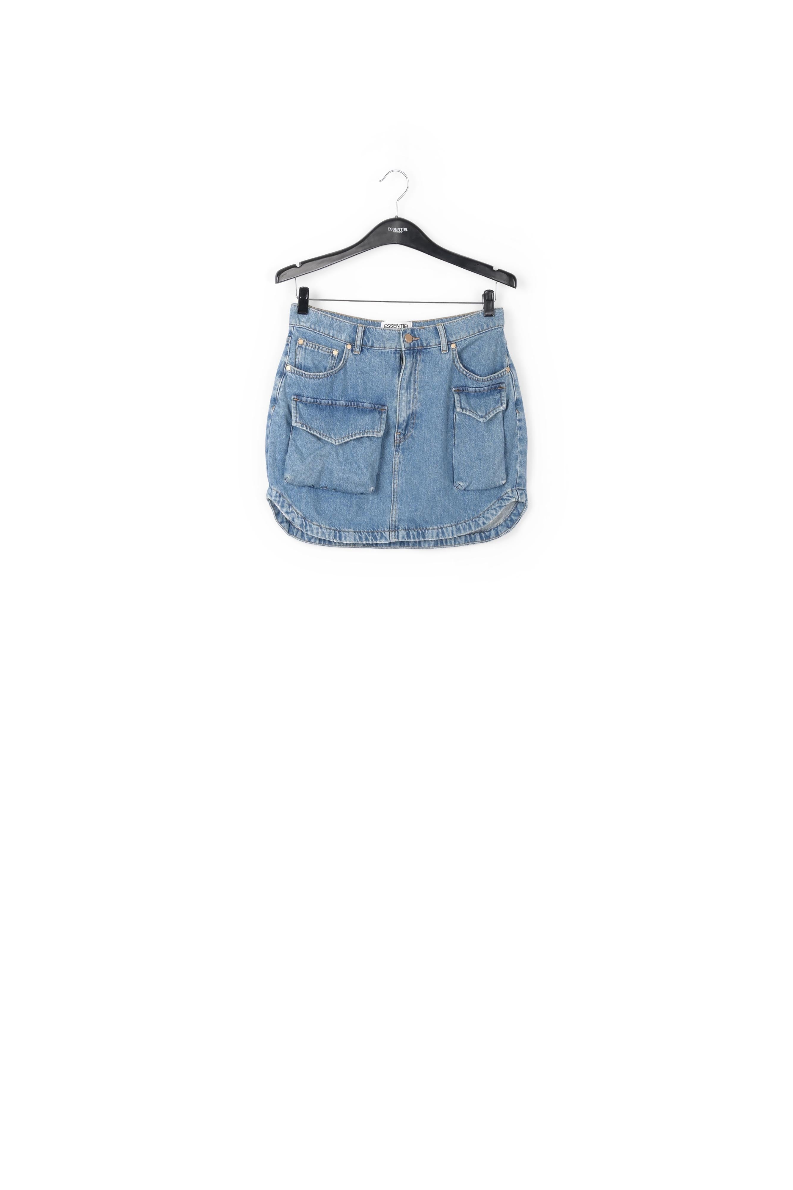 Blauwe mini-jeansrok RE—SSENTIEL | Essentiel second hand
