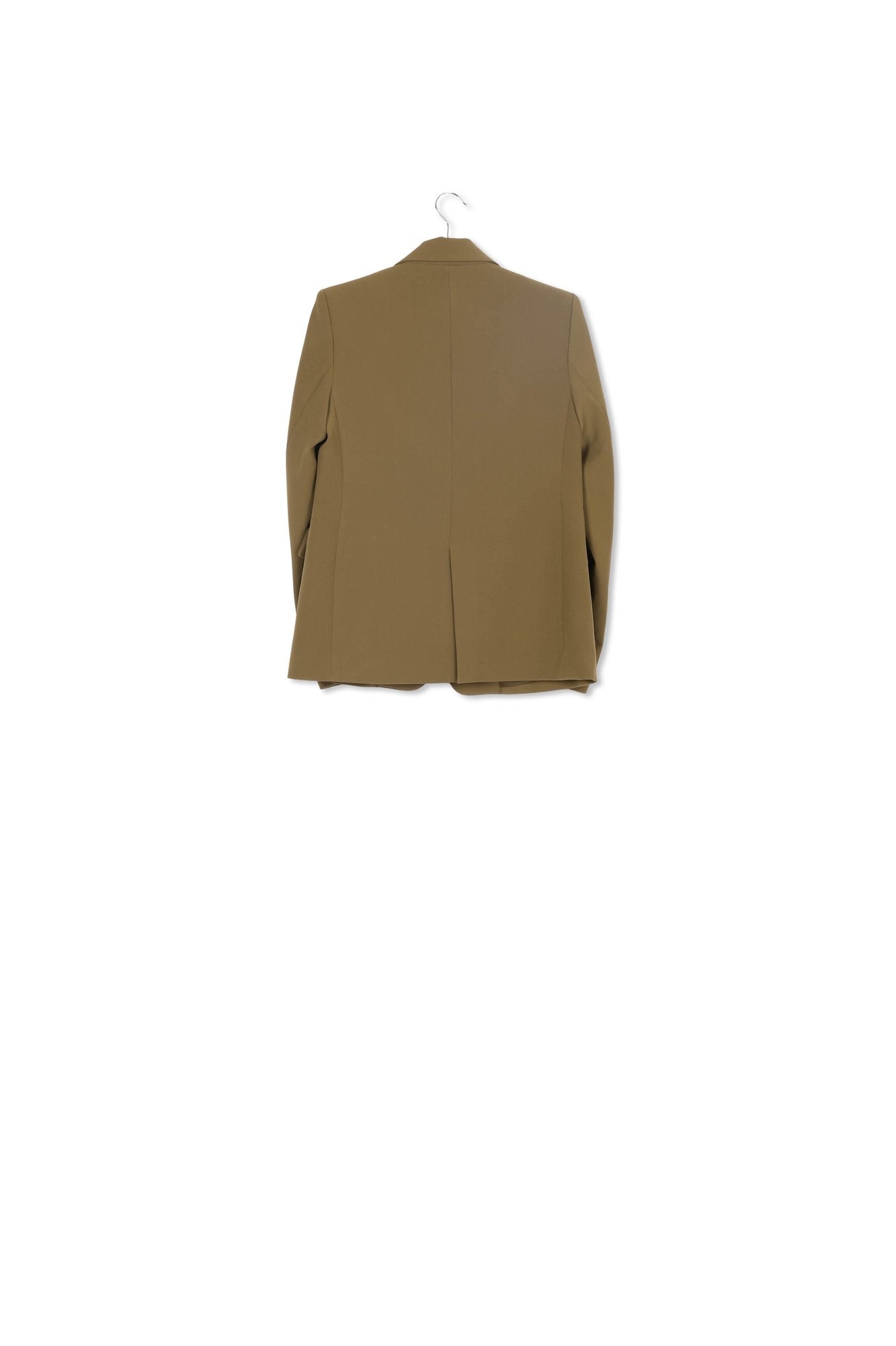Dark khaki slim-fit blazer RE—SSENTIEL | Essentiel second hand