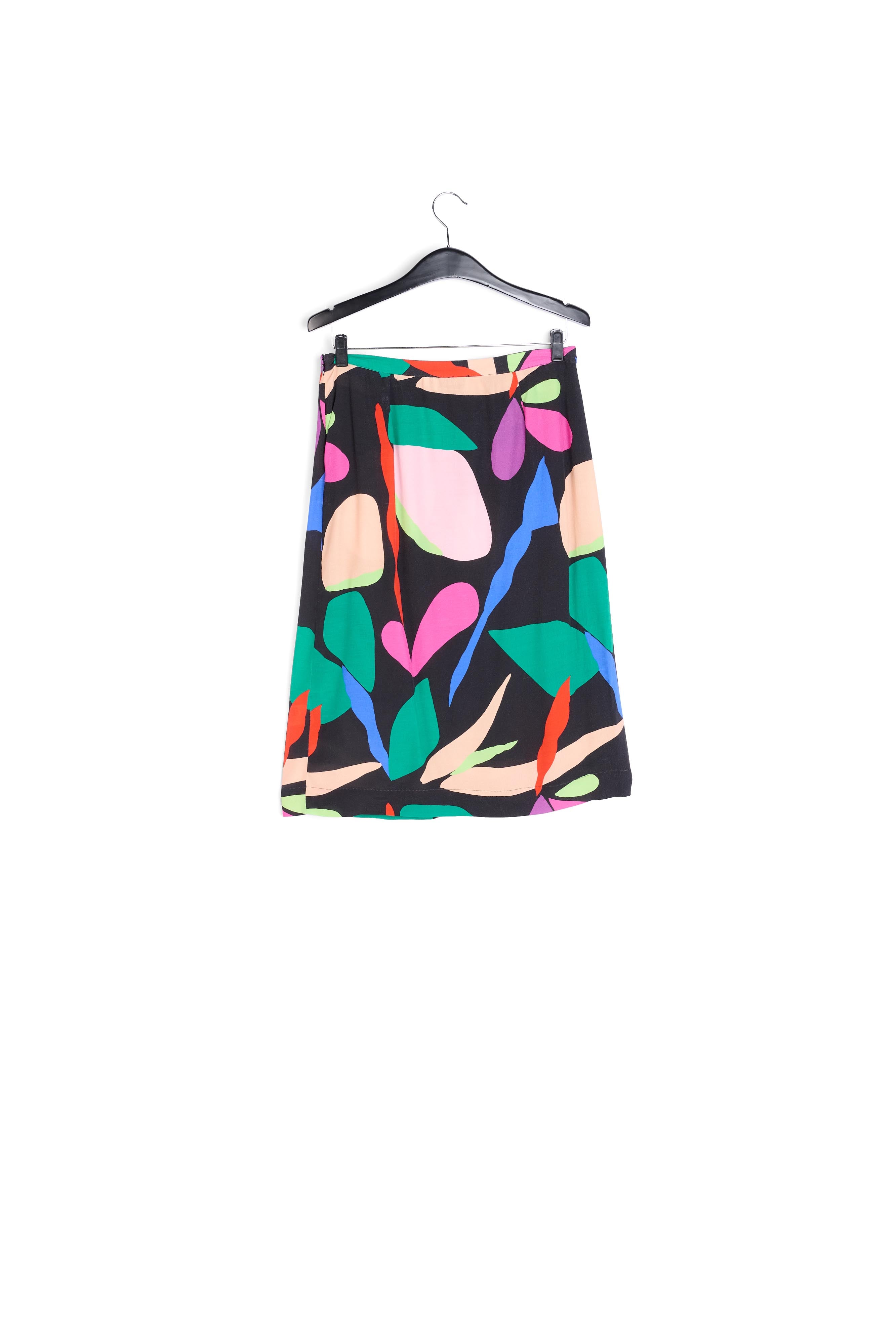 Multicolor floral printed midi skirt RE—SSENTIEL | Essentiel second hand
