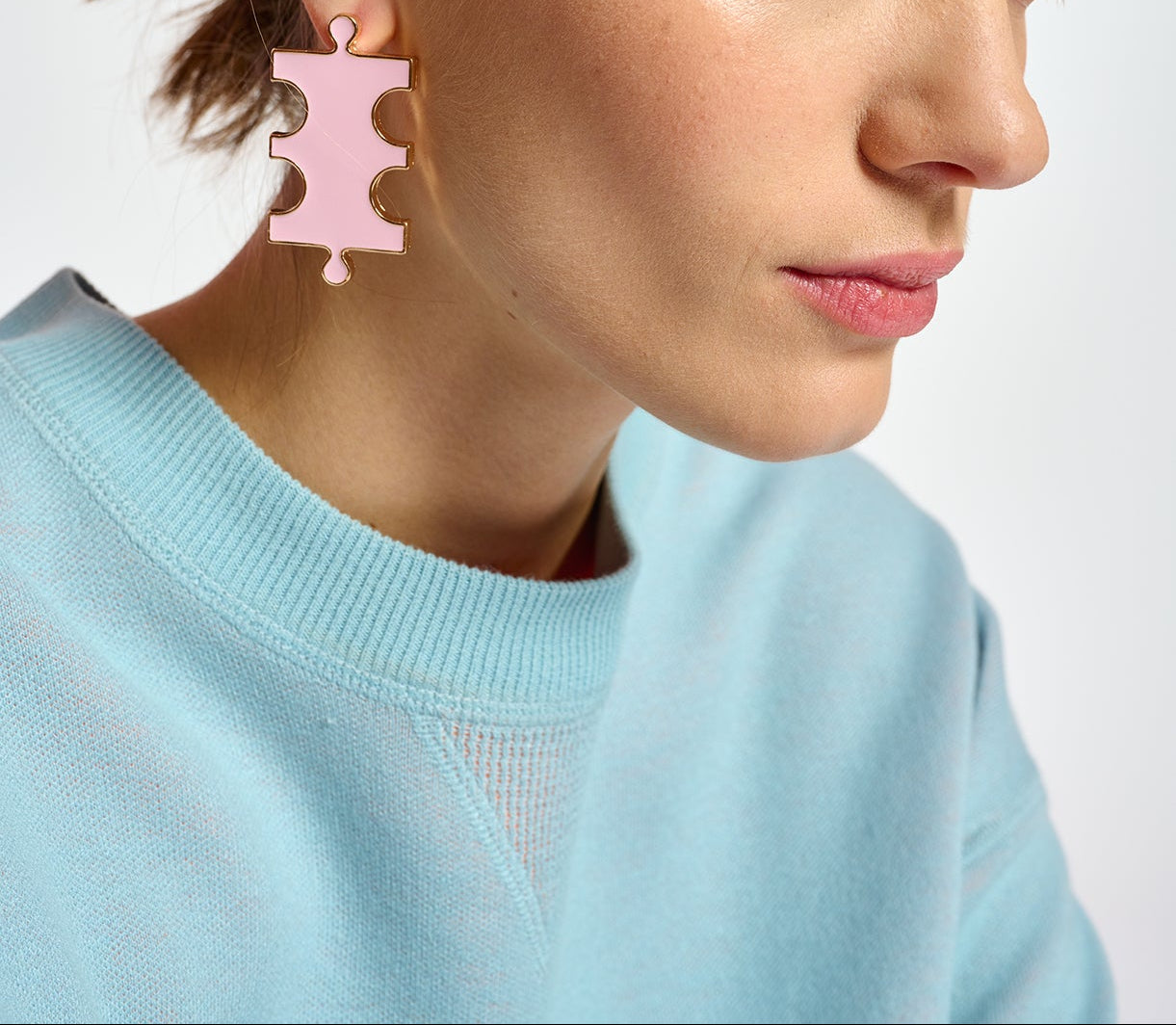 Light blue sweater with boxy cut RE—SSENTIEL | Essentiel second hand