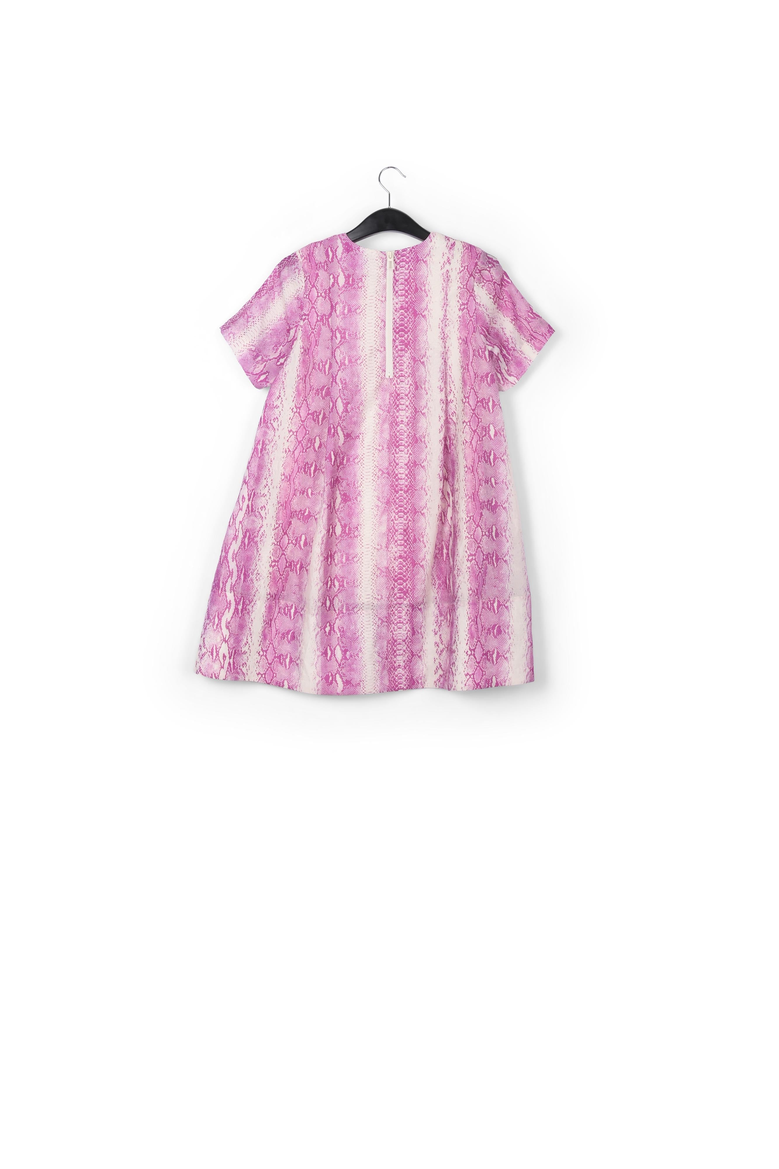 Mini-robe à imprimé serpent blanc et violet RE—SSENTIEL | Essentiel second hand