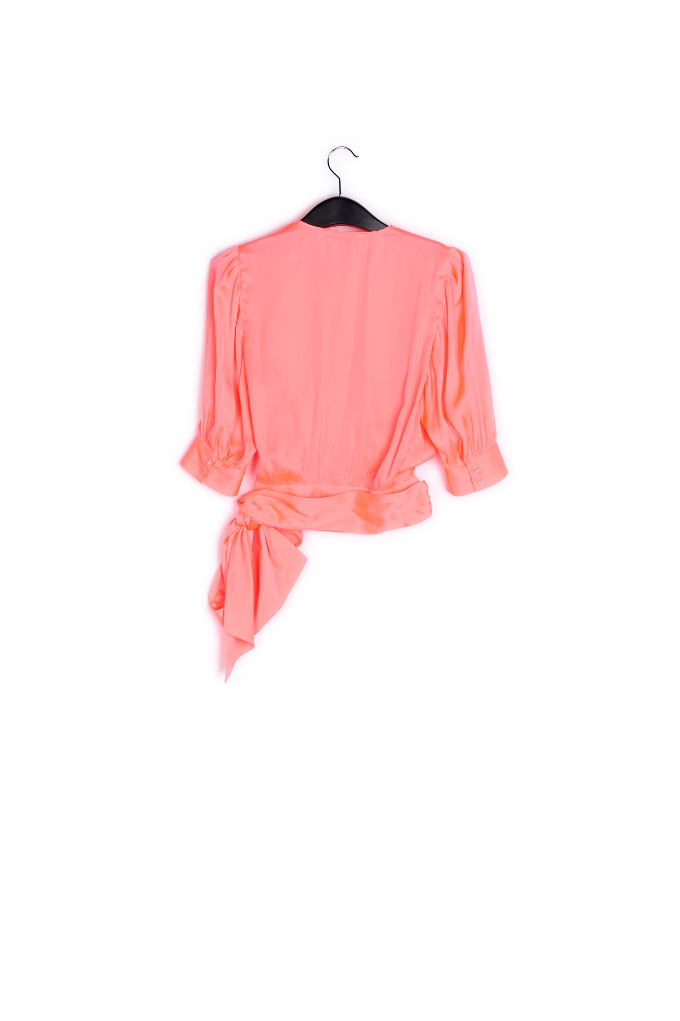 Dusty pink wrap top RE—SSENTIEL | Essentiel second hand