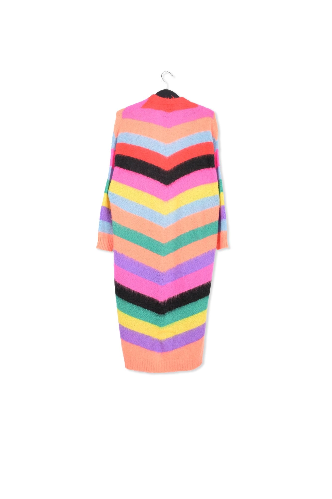 Multicolor striped midi-length cardigan RE—SSENTIEL | Essentiel second hand