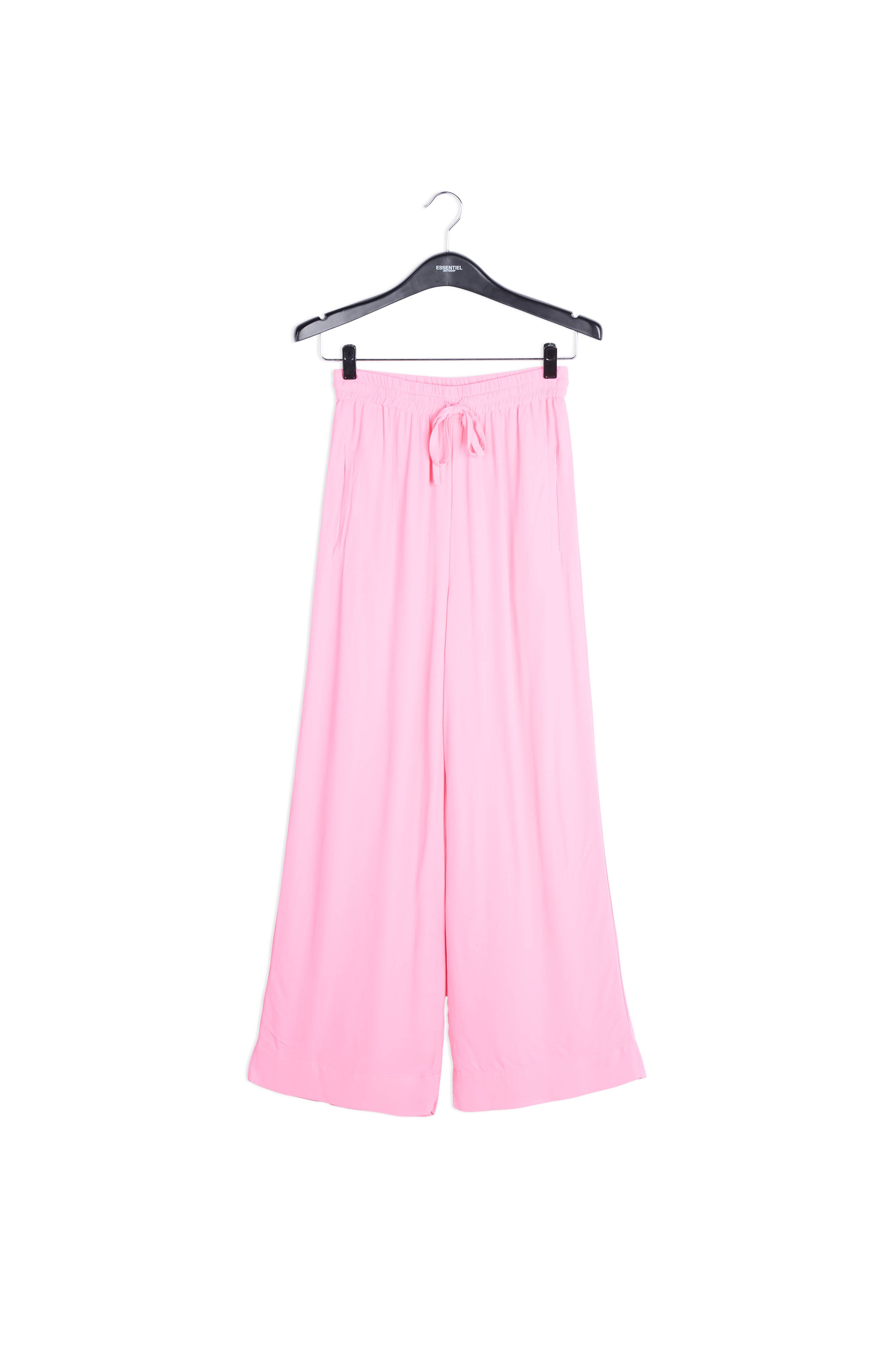 Pantalon rose aux jambes larges RE—SSENTIEL | Essentiel second hand