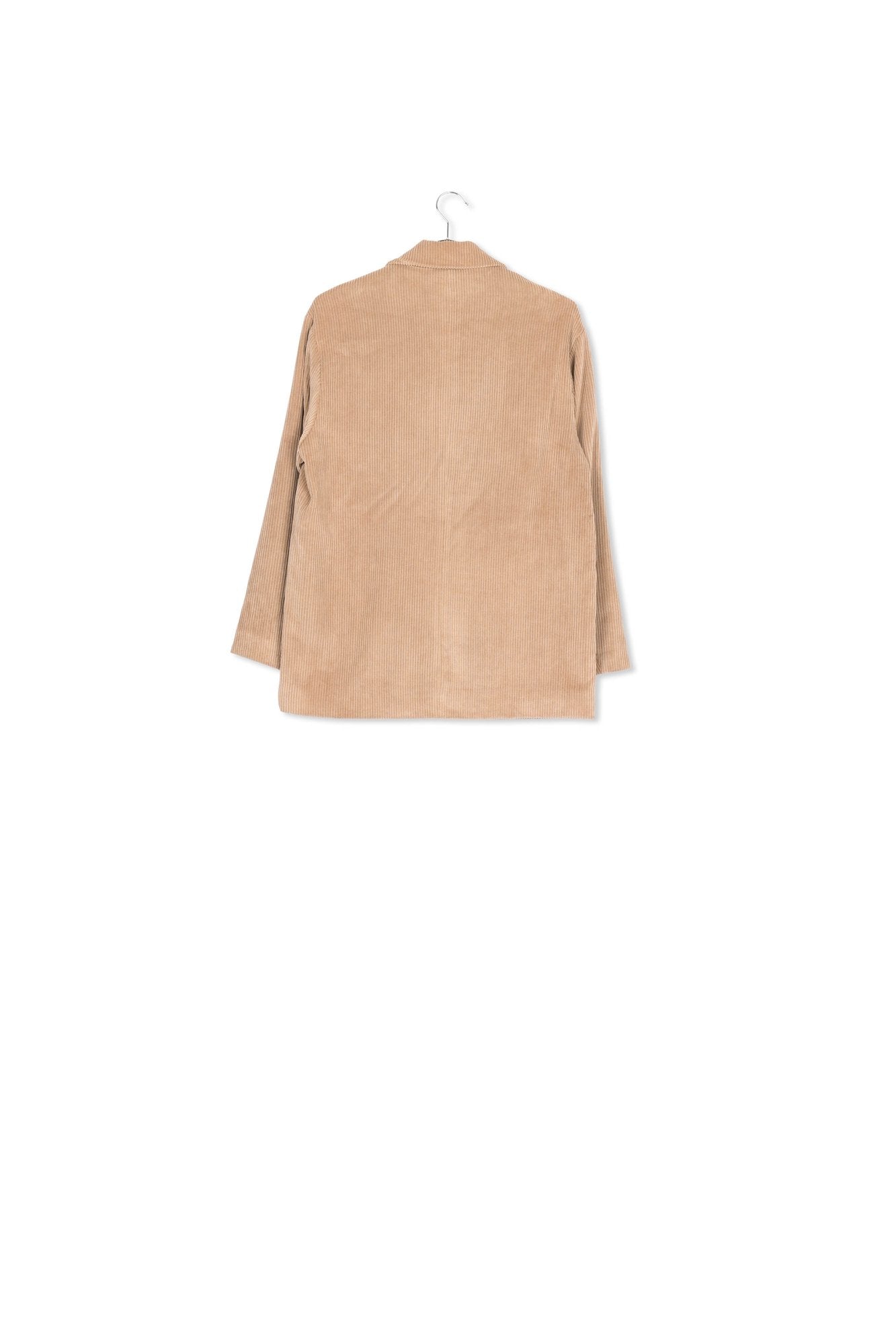 Blazer croisé en velours côtelé camel RE—SSENTIEL | Essentiel second hand