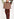 Off-white, burgundy and mint green striped ribbed-knit sweater Faume - seconde main