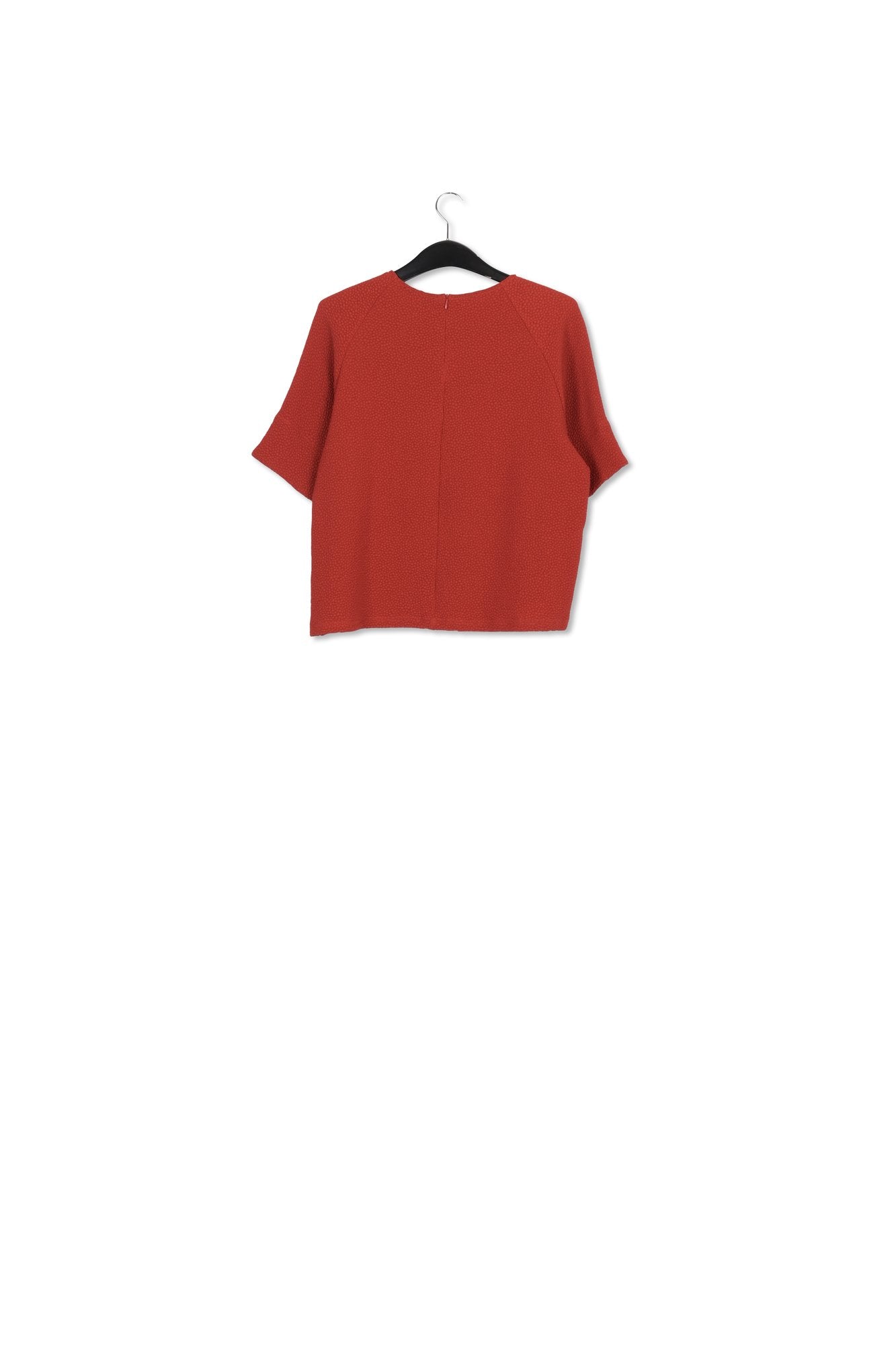 Red oversized top RE—SSENTIEL | Essentiel second hand