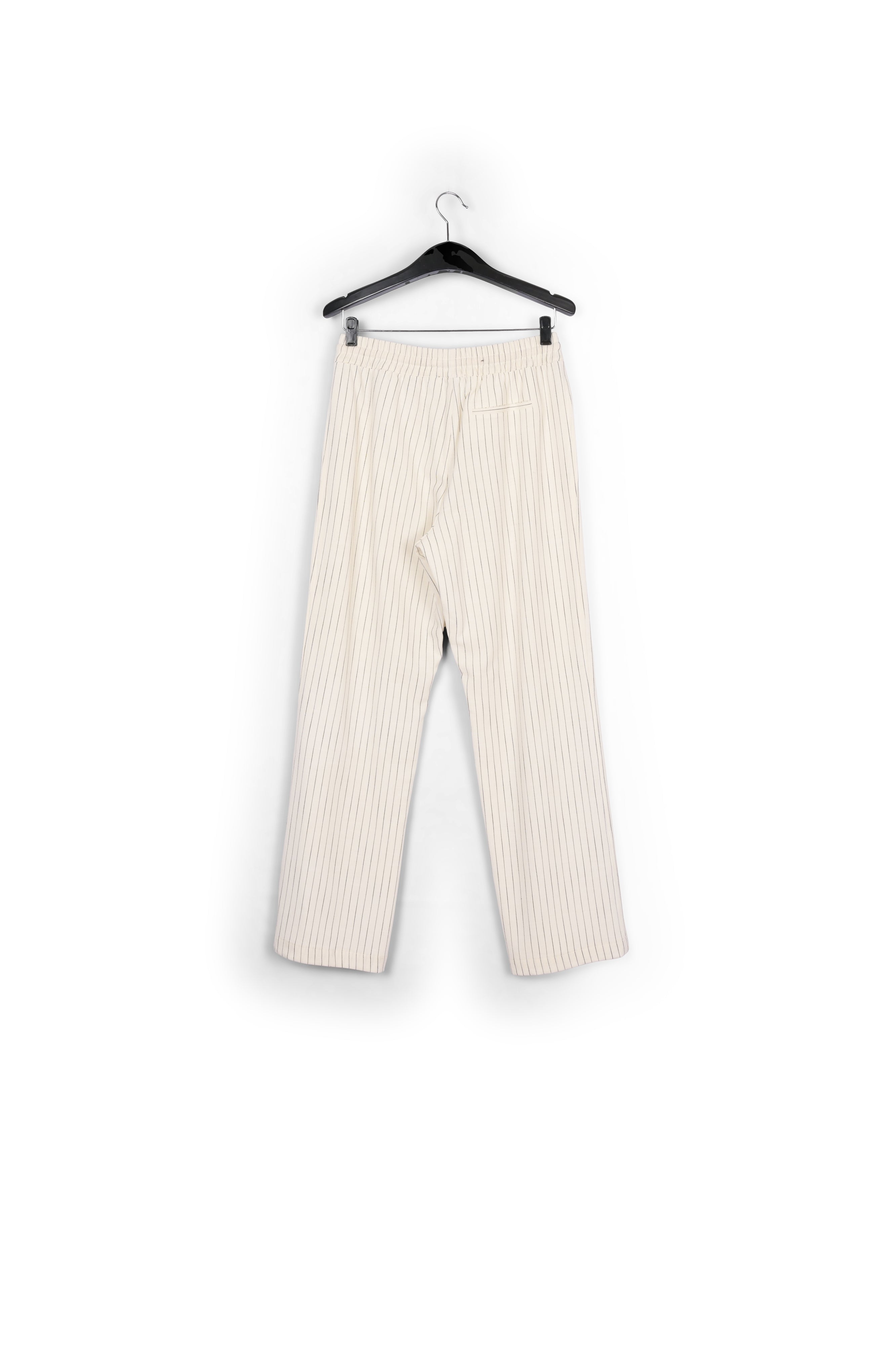 Pantalon blanc cassé à fines rayures RE—SSENTIEL | Essentiel second hand