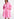 Robe chemise oversize en coton rose Faume - seconde main