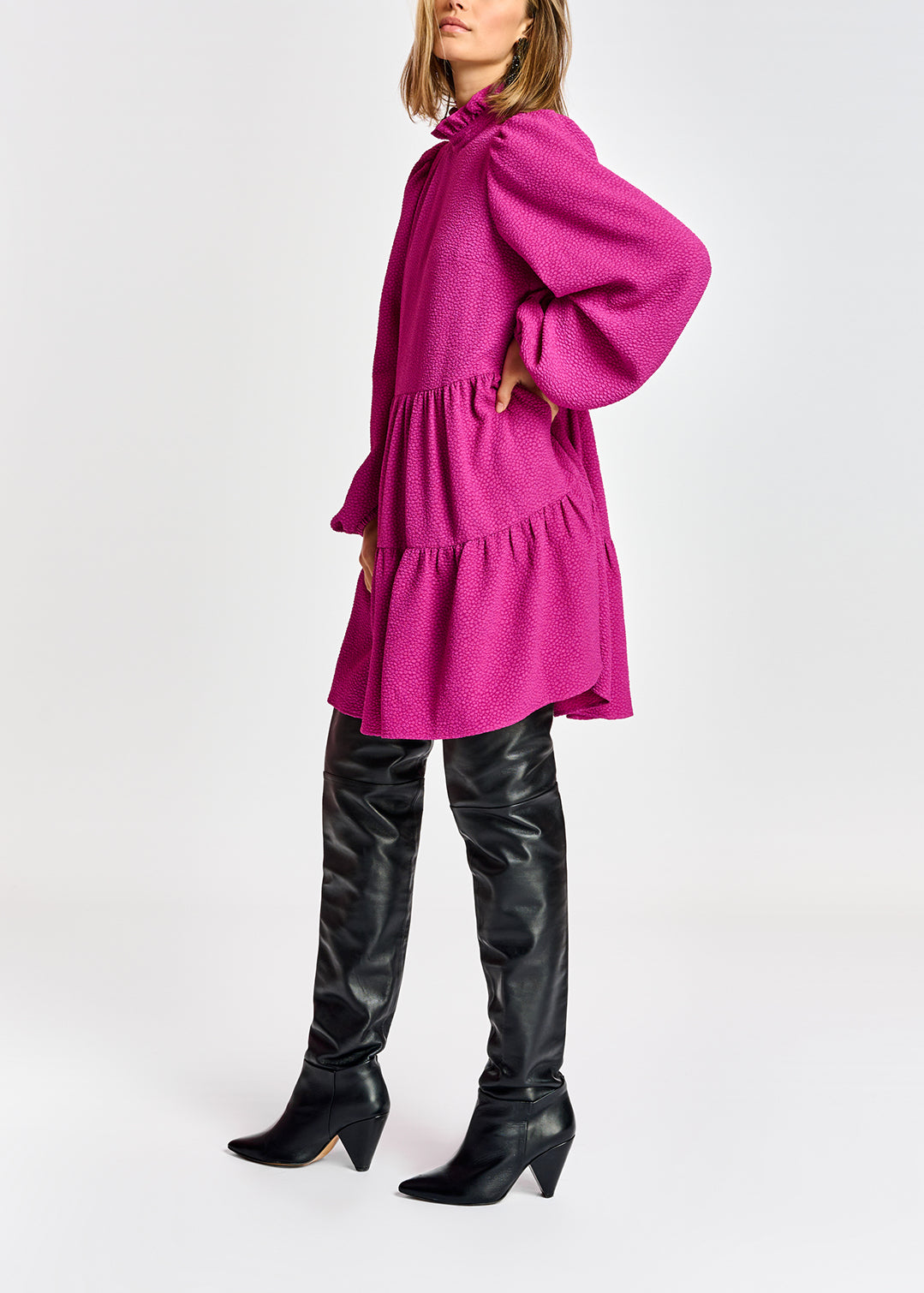 Mini robe pourpre RE—SSENTIEL | Essentiel second hand