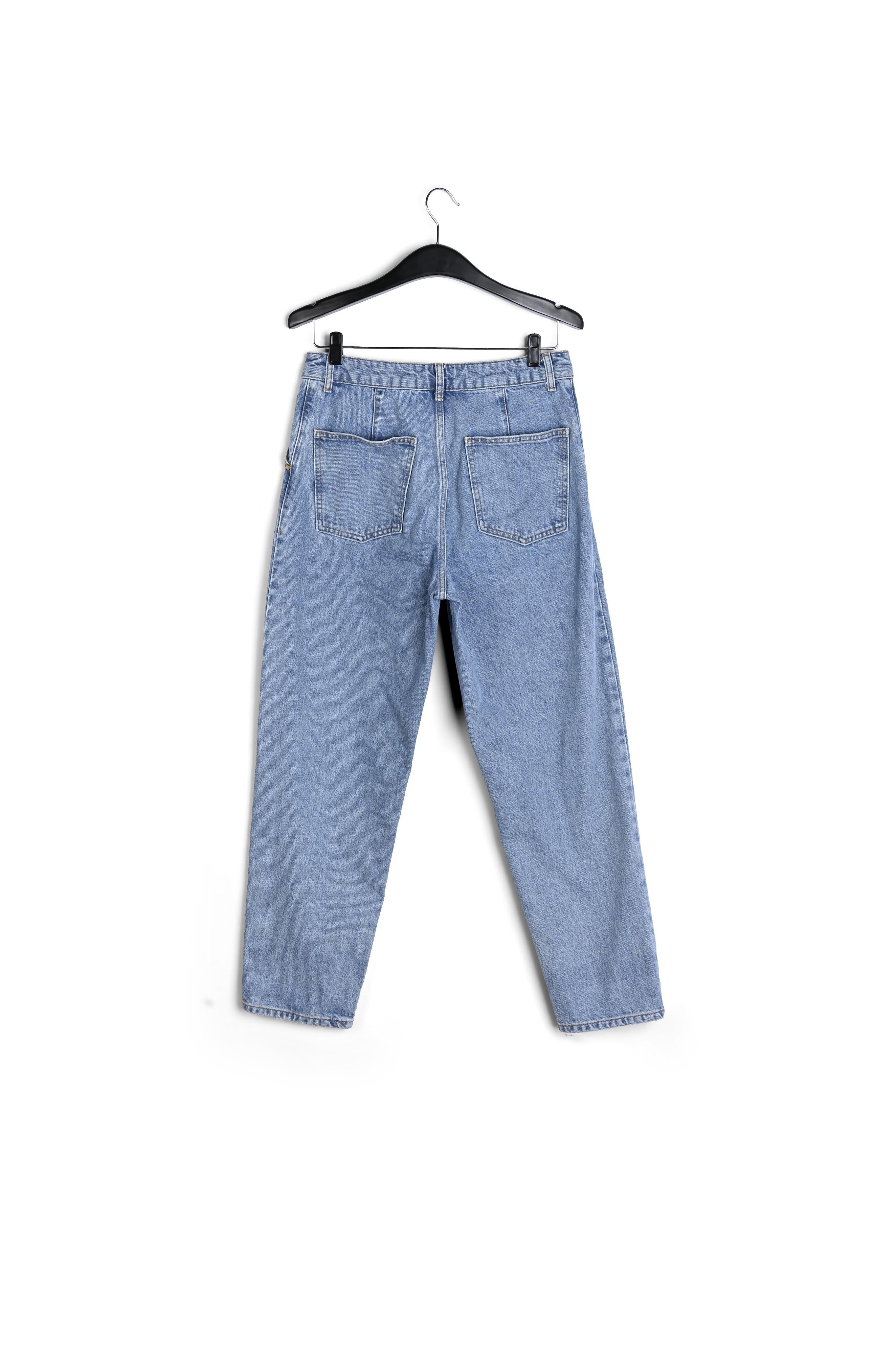 Jean bleu foncé à taille haute RE—SSENTIEL | Essentiel second hand