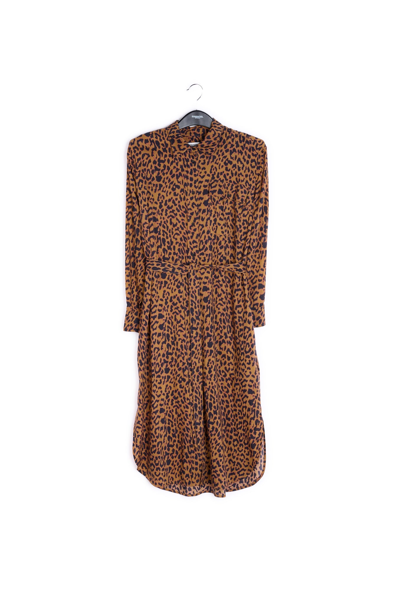 Leopard print shirt dress RE—SSENTIEL | Essentiel second hand