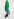 Green relaxed-fit shirt dress with plissé backside Faume - seconde main