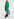 Green relaxed-fit shirt dress with plissé backside Faume - seconde main