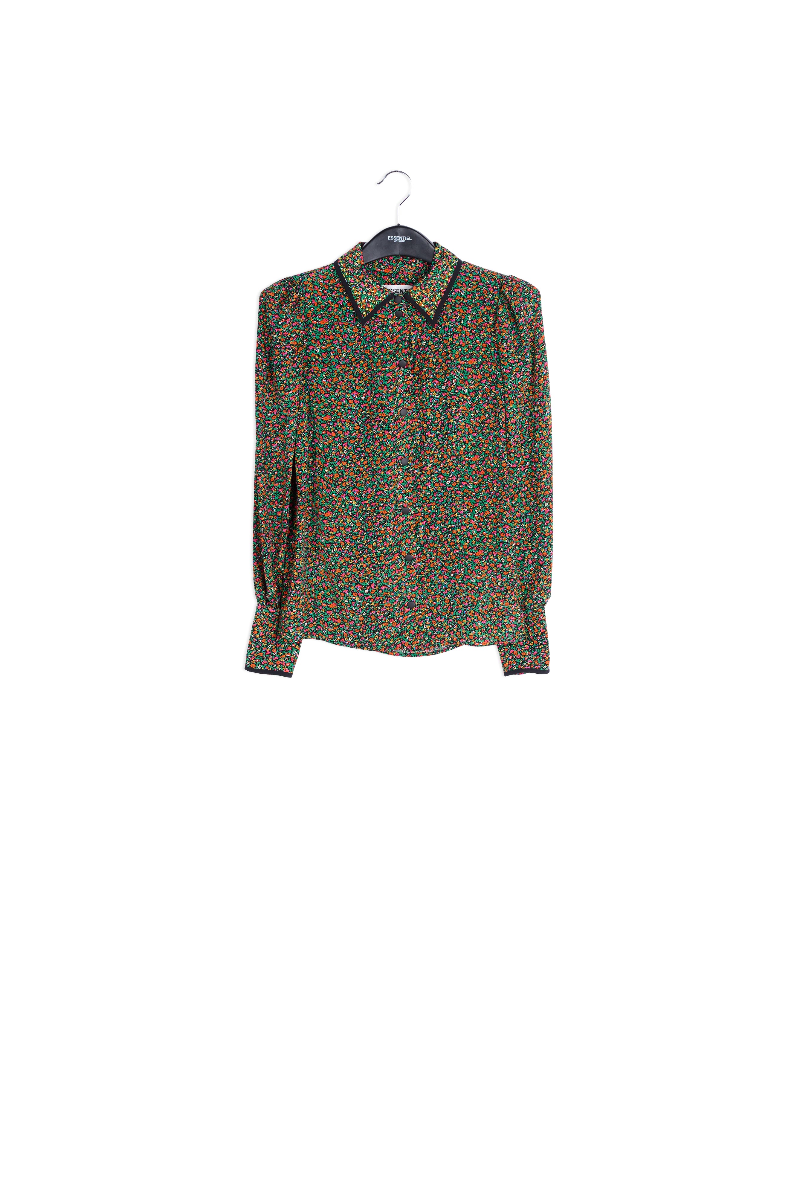 Black and white embellished collar shirt RE—SSENTIEL | Essentiel second hand