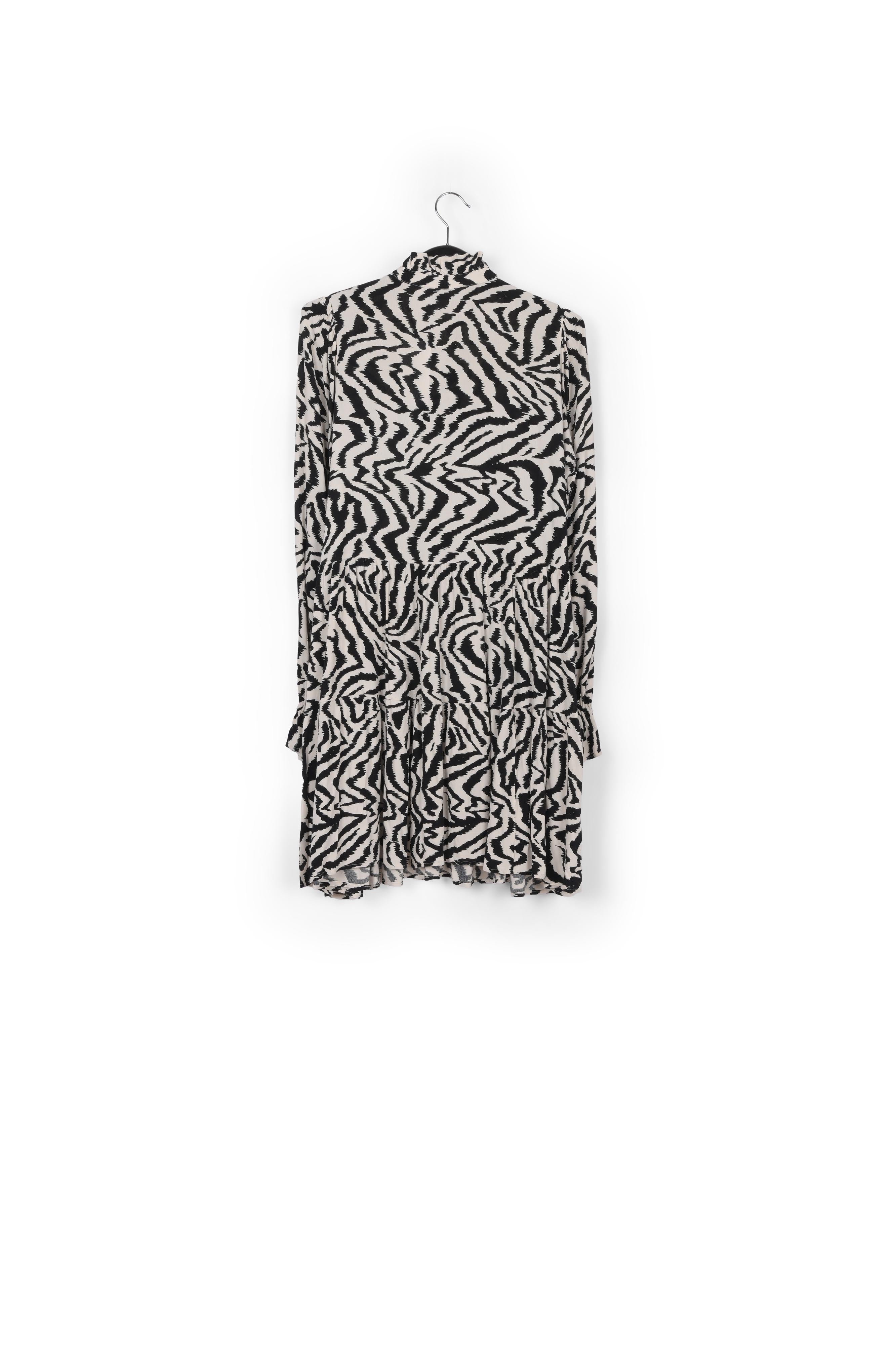 Zebra print and dots A-line mini dress RE—SSENTIEL | Essentiel second hand
