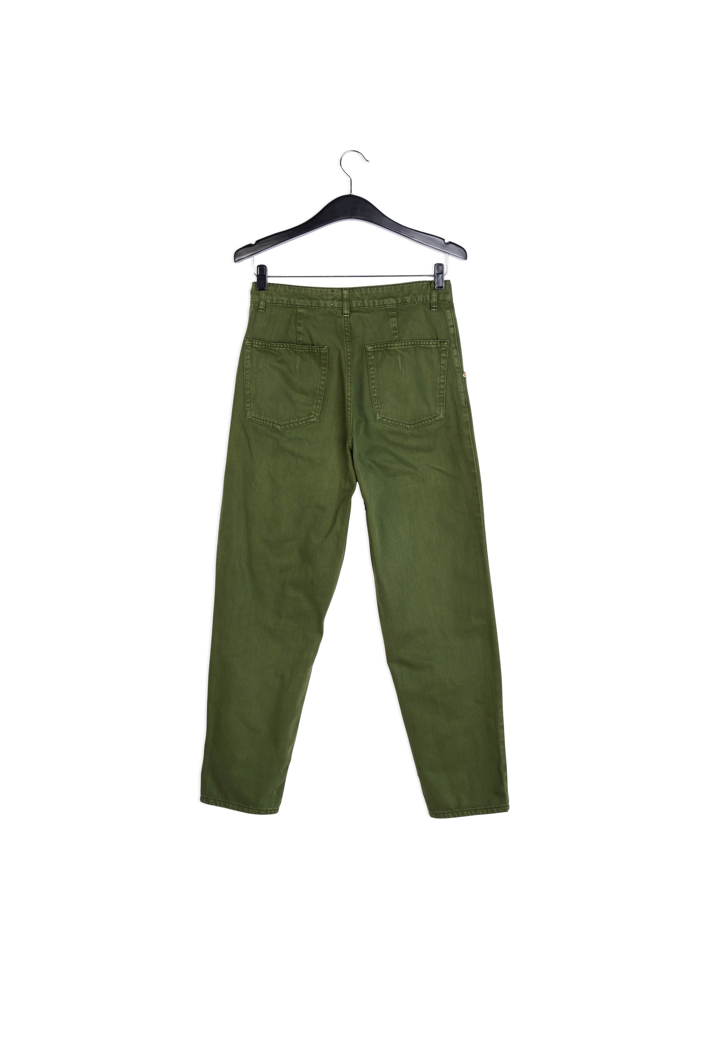 Jean fuselé vert pin RE—SSENTIEL | Essentiel second hand