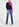 Dark blue fine knit wool-blend sweater Faume - seconde main