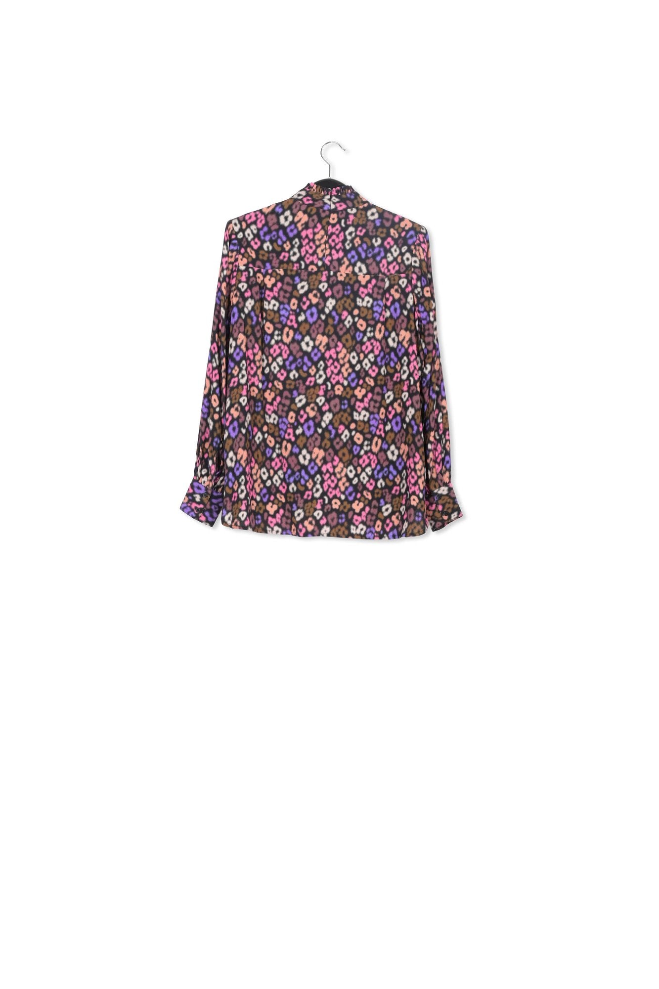 Multicolor high-neck top with leopard print RE—SSENTIEL | Essentiel second hand