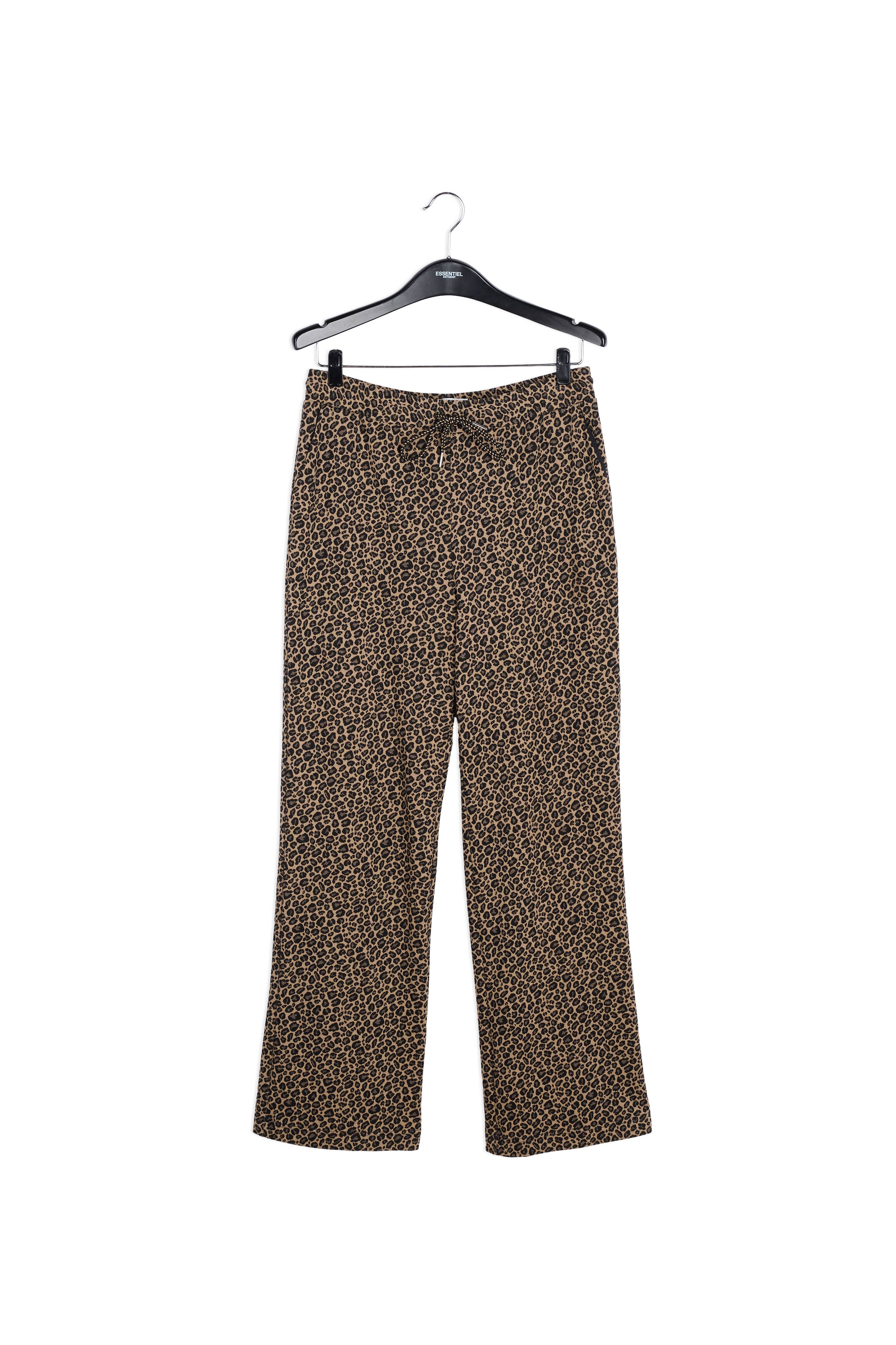 Checked motif jacquard-knit pants RE—SSENTIEL | Essentiel second hand