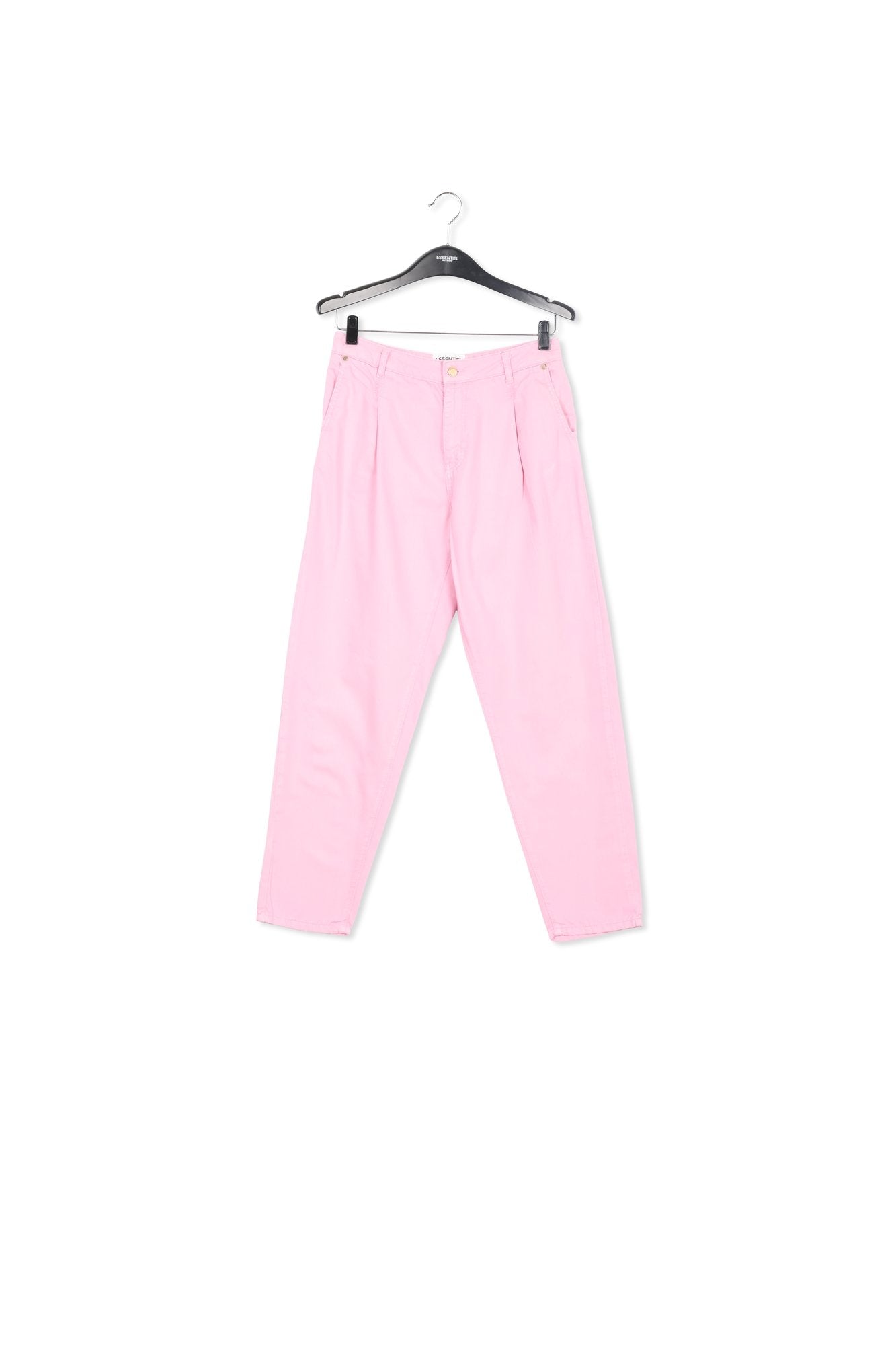 Light pink loose-fit denim pants RE—SSENTIEL | Essentiel second hand