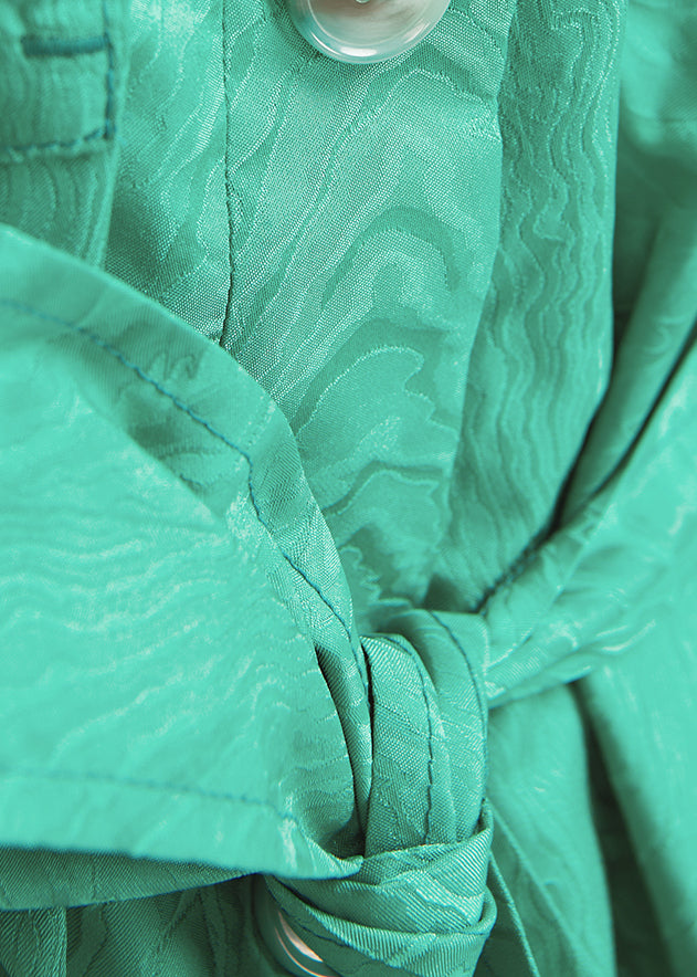 Turquoise jacquard shirt dress RE—SSENTIEL | Essentiel second hand