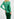 Teal slim-fit turtleneck top Faume - seconde main