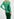 Teal slim-fit turtleneck top Faume - seconde main