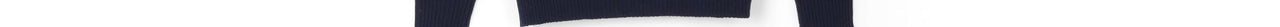 Dark blue fine knit wool-blend sweater Faume - seconde main