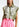 Neonroze A-jeansrok met hoge taille Faume - seconde main