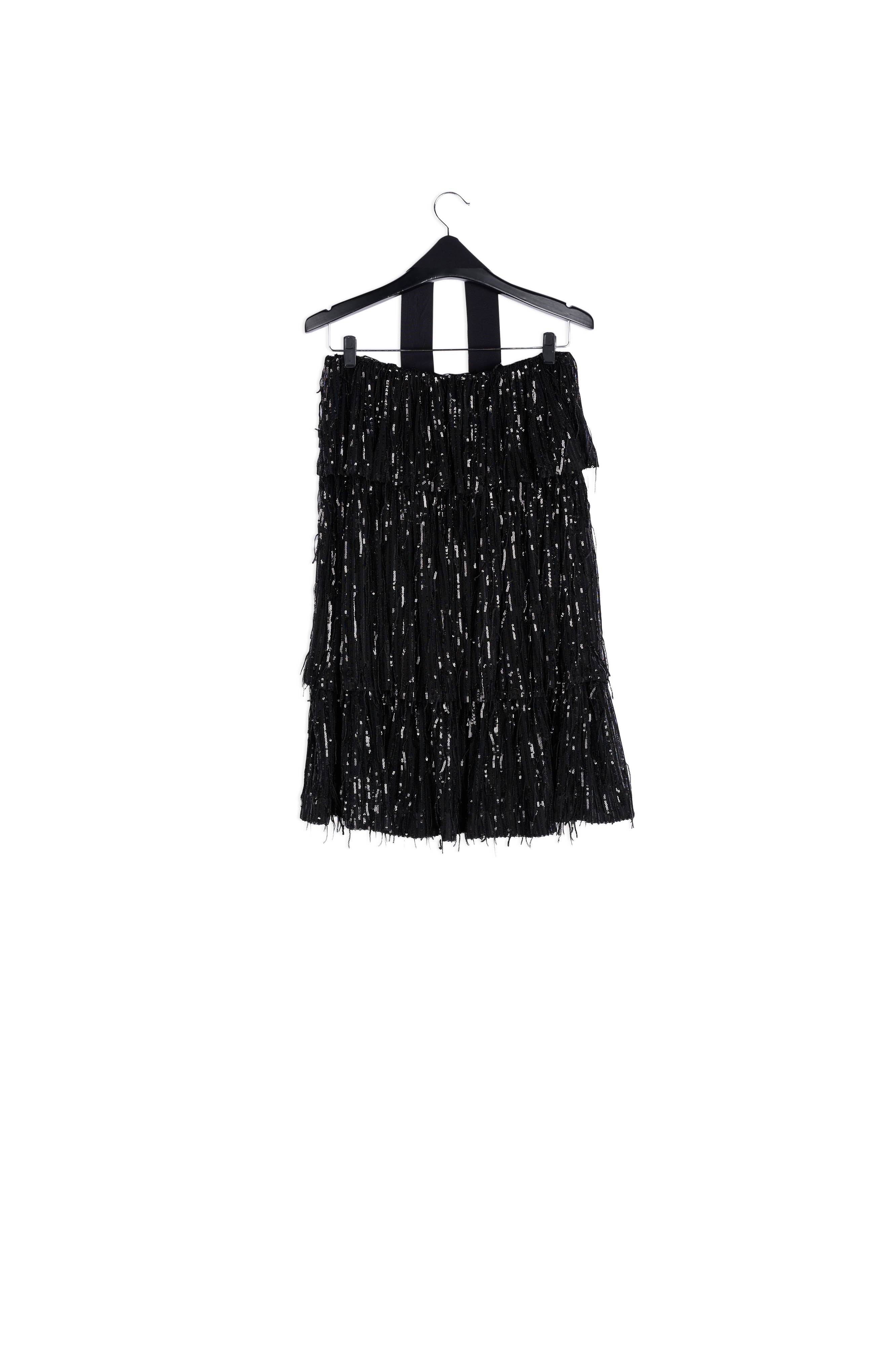 Black sequined mini dress RE—SSENTIEL | Essentiel second hand