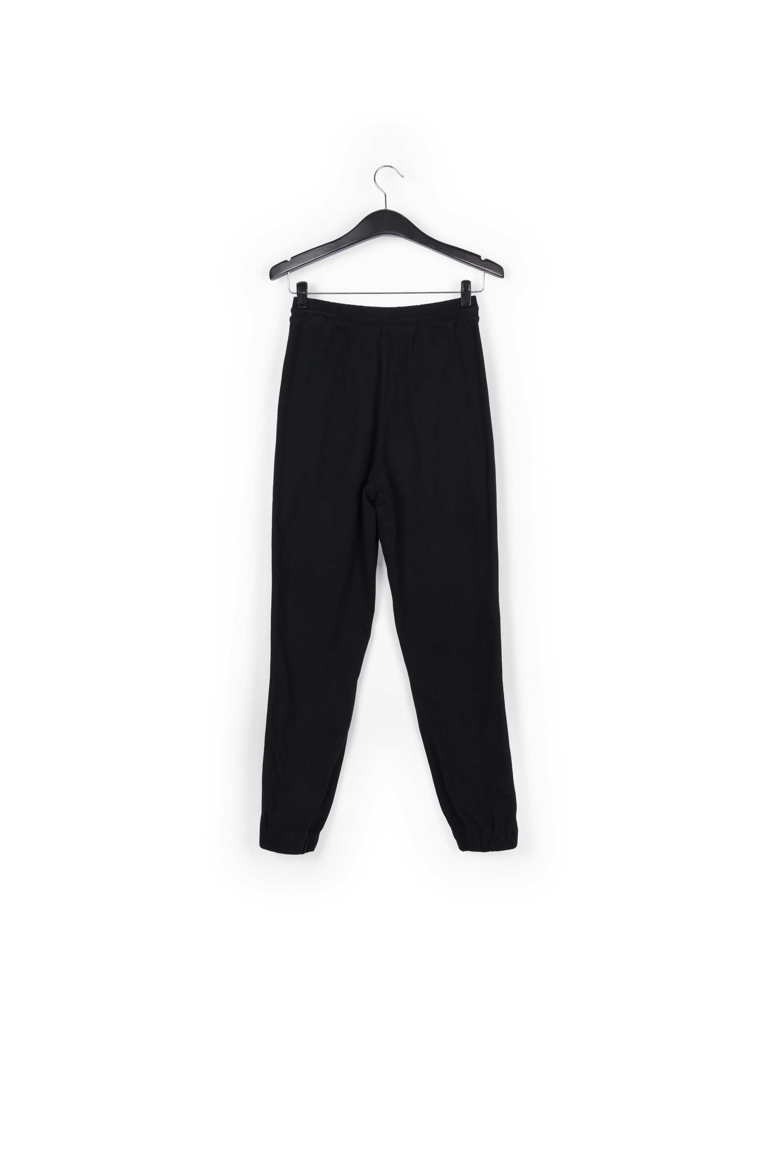 Pantalon de jogging noir avec bande côtelée RE—SSENTIEL | Essentiel second hand