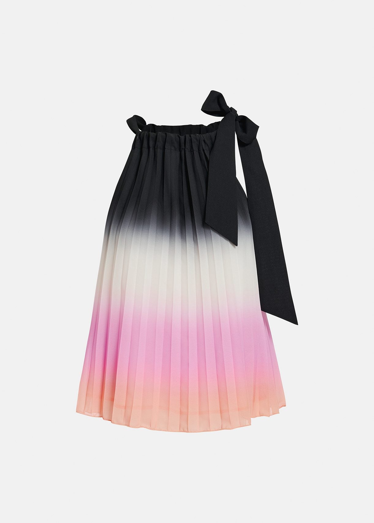 Multicolor plissé halter neck top with gradient effect RE—SSENTIEL | Essentiel second hand