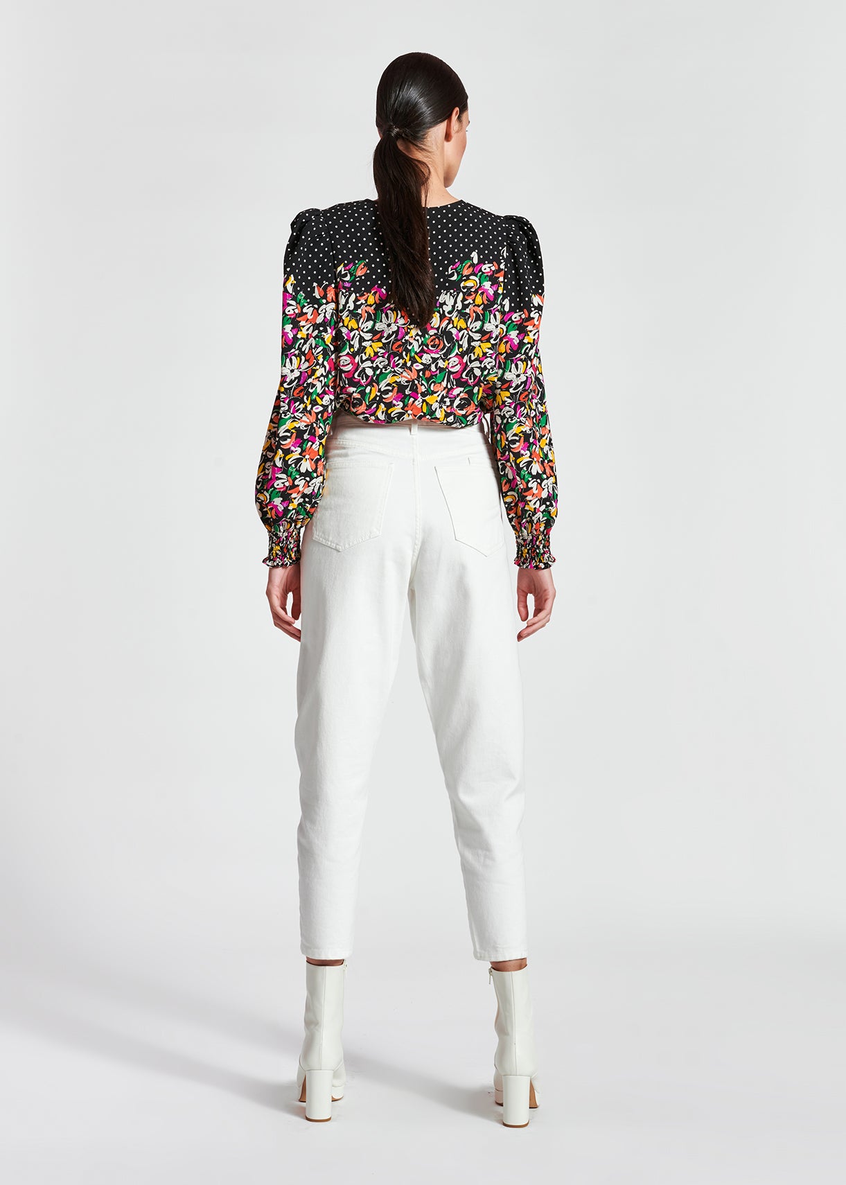 Top à imprimés fleurs et pois RE—SSENTIEL | Essentiel second hand