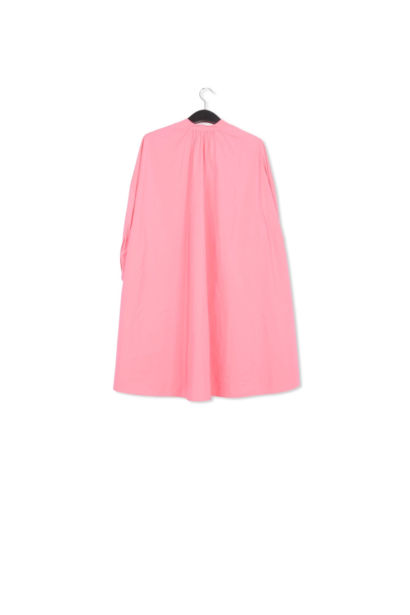 Pink knee-length oversized shirt dress RE—SSENTIEL | Essentiel second hand
