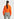 Bright orange denim jacket Faume - seconde main