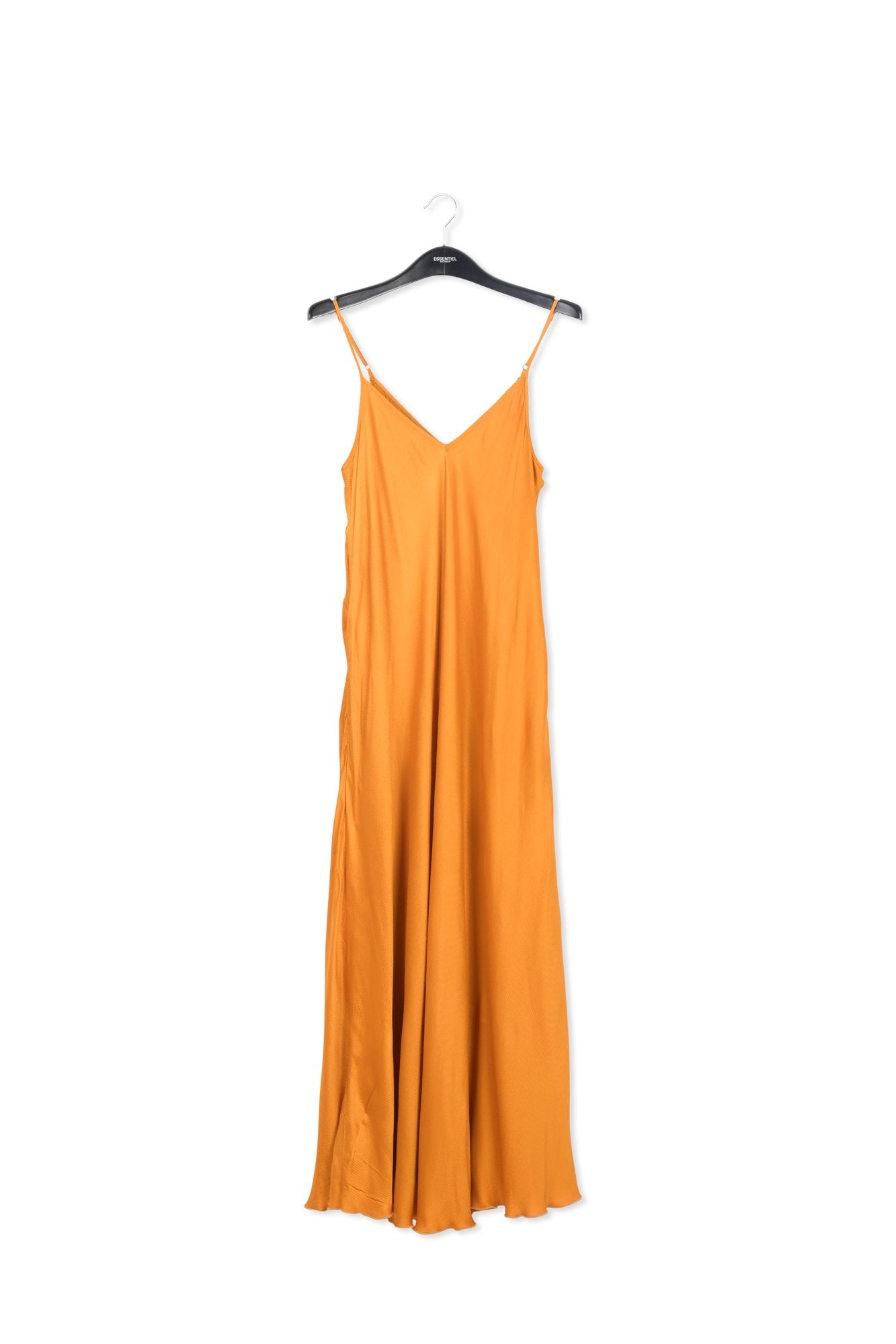 Ochre v-neck midi dress RE—SSENTIEL | Essentiel second hand