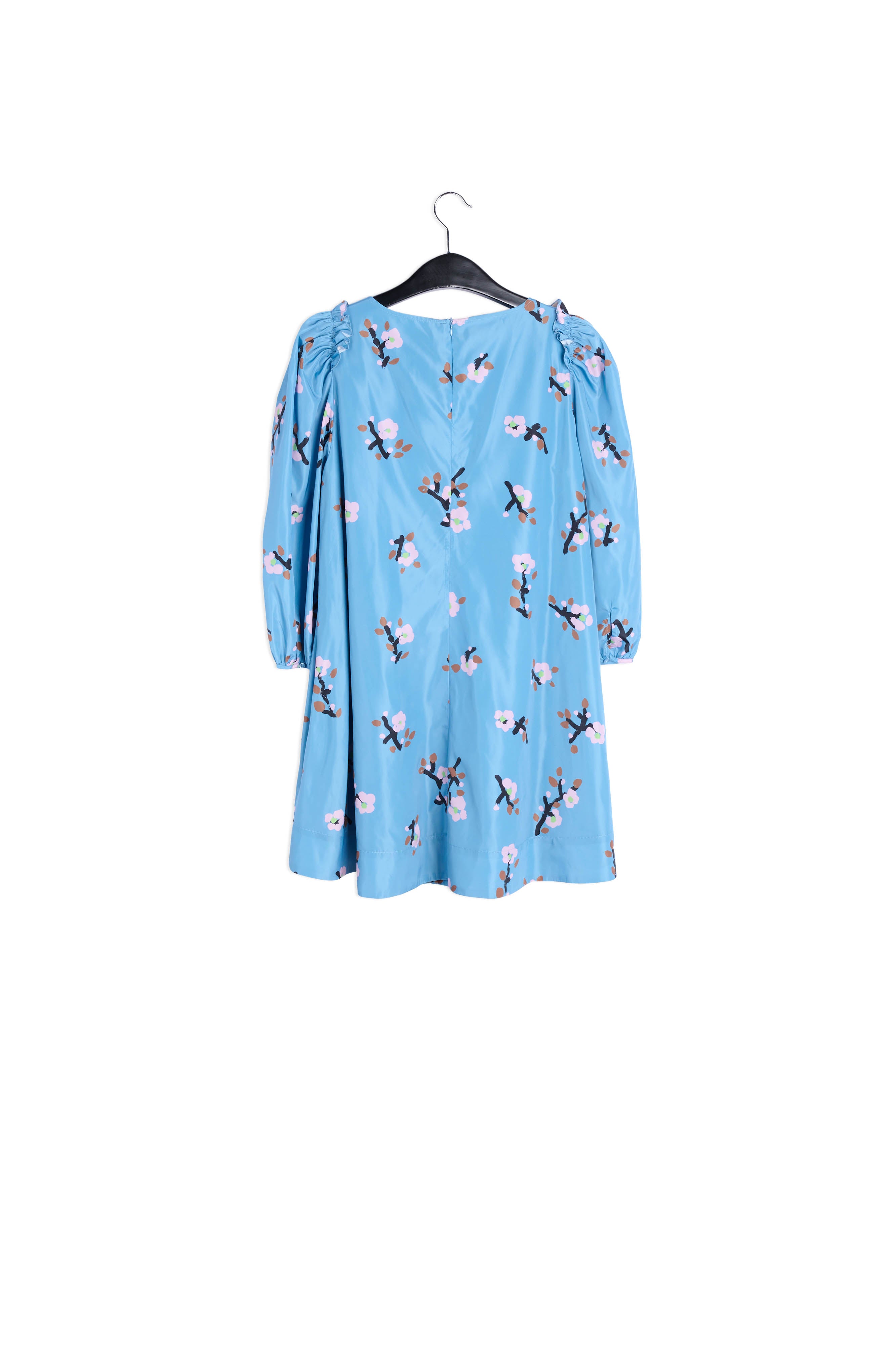 Light blue a-line mini dress RE—SSENTIEL | Essentiel second hand