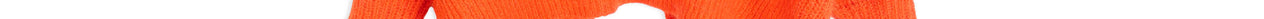 Orange shawl collar cardigan Faume - seconde main