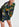 Chemise noire oversize à fleurs multicolores Faume - seconde main