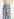 Pantalon large à imprimé fleuri rose clair, bleu et pourpre Faume - seconde main