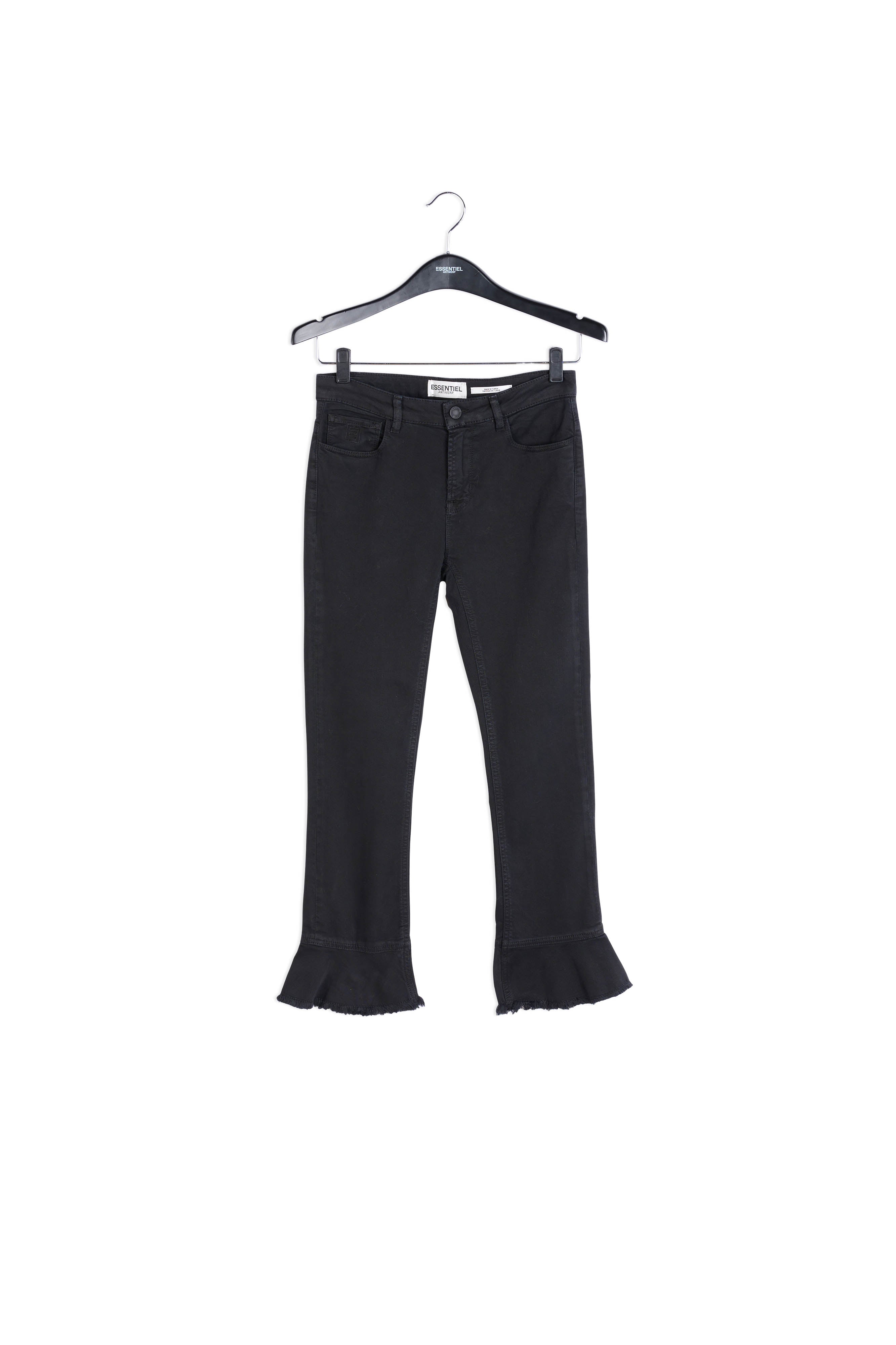 Skinny jeans met gerafelde volant RE—SSENTIEL | Essentiel second hand