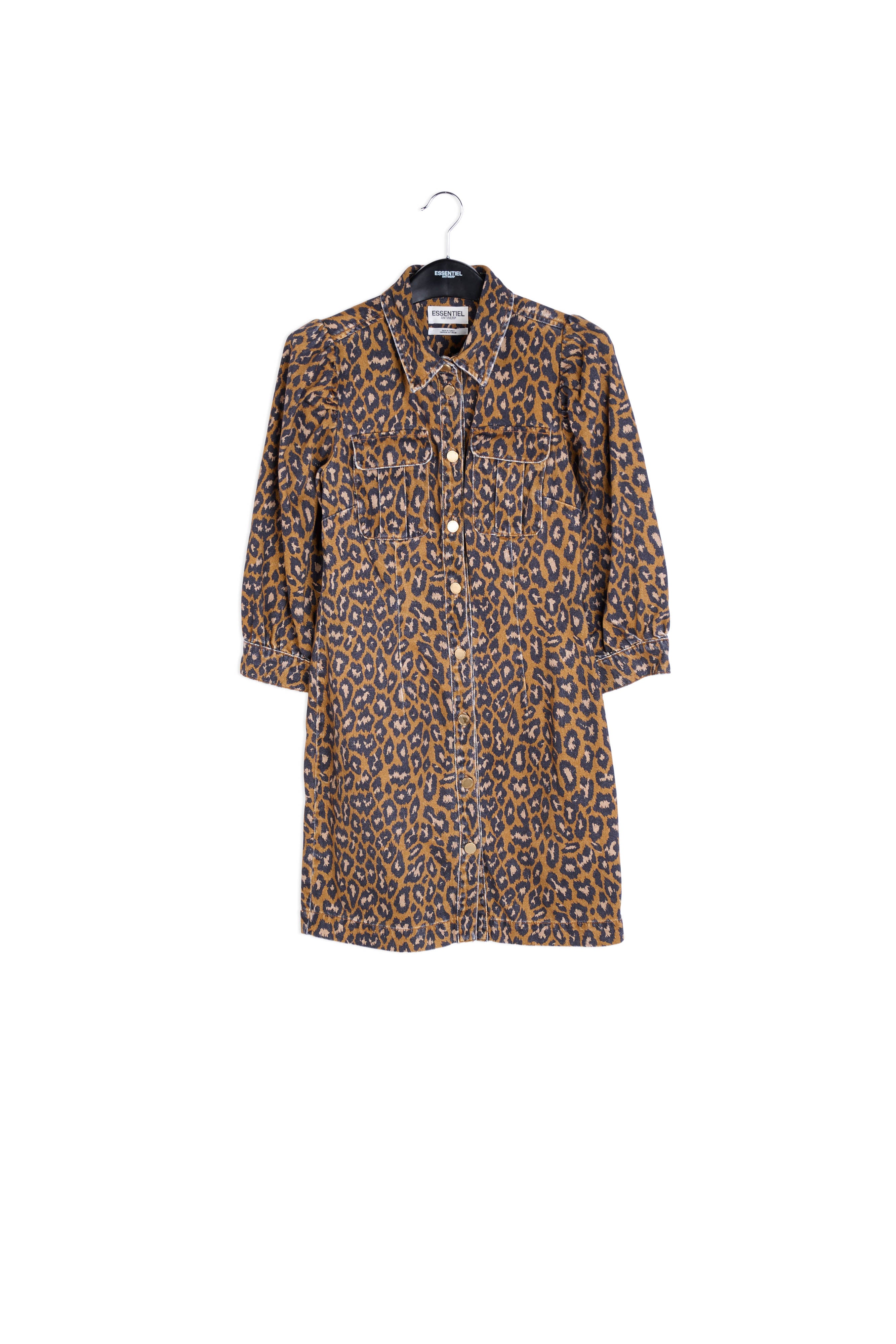 Print denim dress RE—SSENTIEL | Essentiel second hand