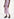 Lilac ruffled plissé midi-length skirt Faume - seconde main