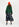 Schuin gesneden midirok met donkere bloemenprint Faume - seconde main