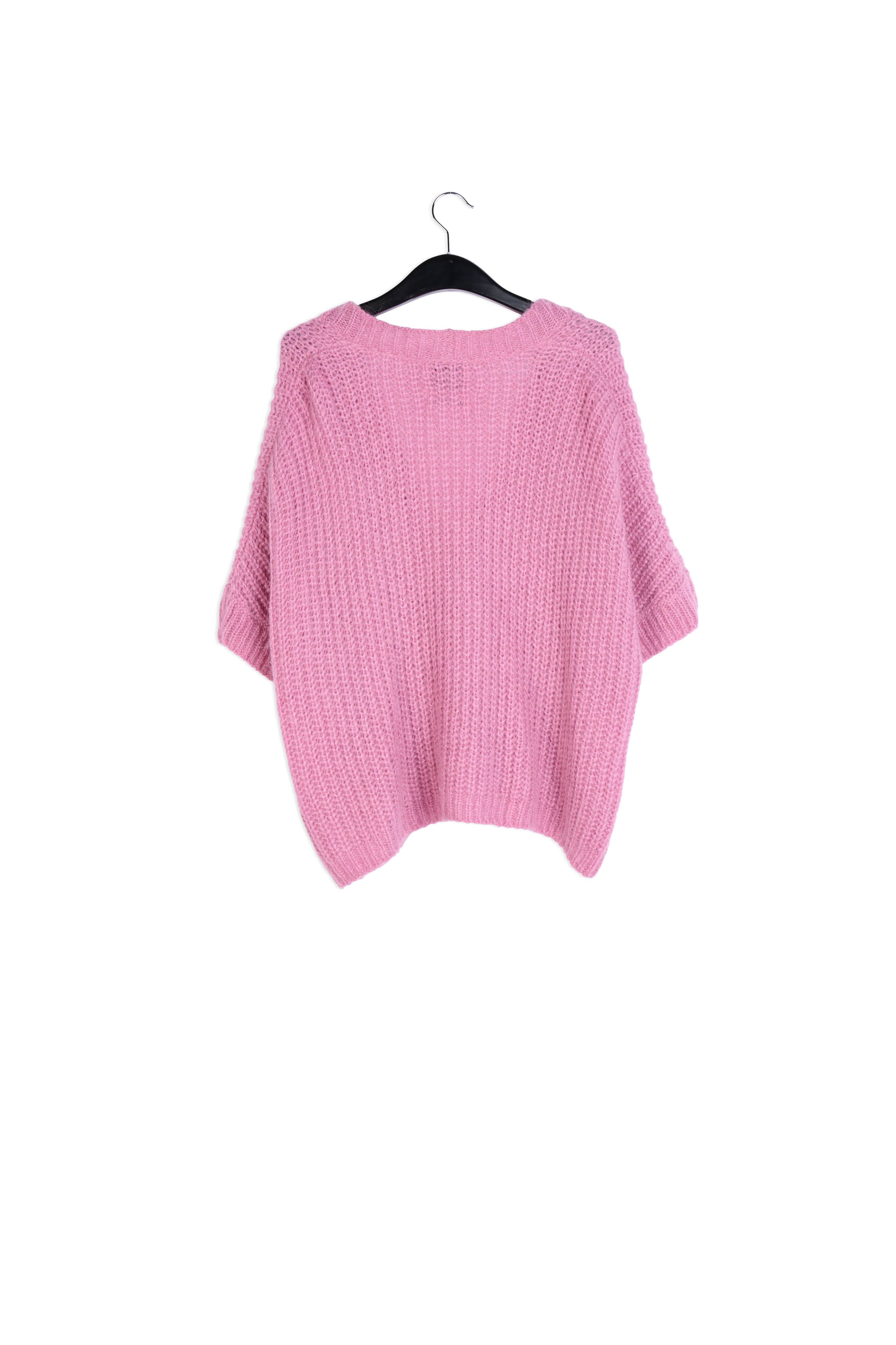 Cardigan rose en mohair mélangé RE—SSENTIEL | Essentiel second hand