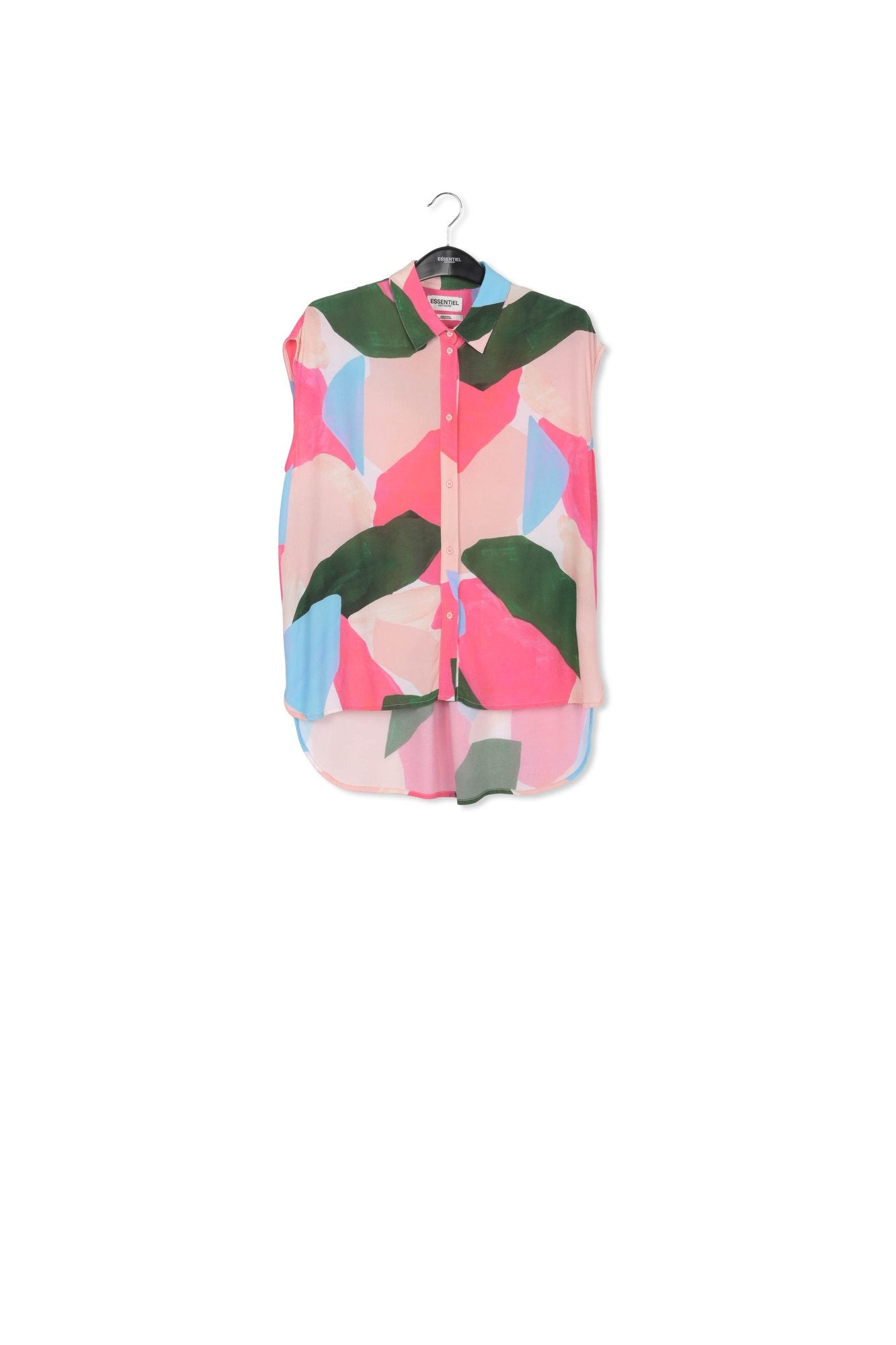 Multicolor sleeveless shirt with graphic print RE—SSENTIEL | Essentiel second hand